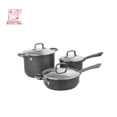 OEM Customized  Cookware Set Cooking Pot Cookware+sets Stainless Steel Body Metal