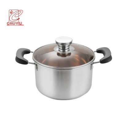 New product casserole pot kitchenware stainless steel soup pot with bakelite handle